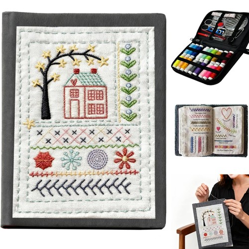 Diy embroidery stitch book - diy,