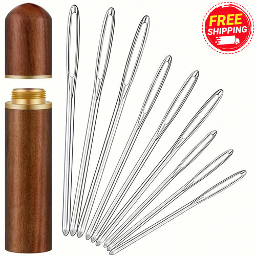 15pcs big eye blunt - big, darning