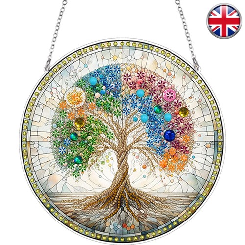 Tree flat diy - flat, diamond