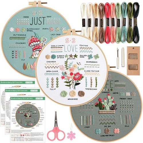 Set diy cross stitch starter - stitch,