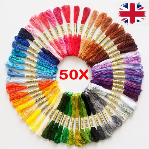 50skeins embroidery threads - 50skeins,