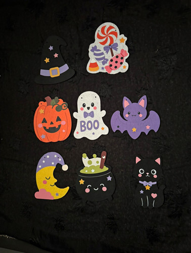 Halloween felt foam - foam, cuts
