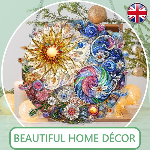 Sunflower flat diy diamond - 2d,
