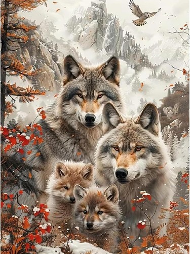 Diy wolf diamond - diy,