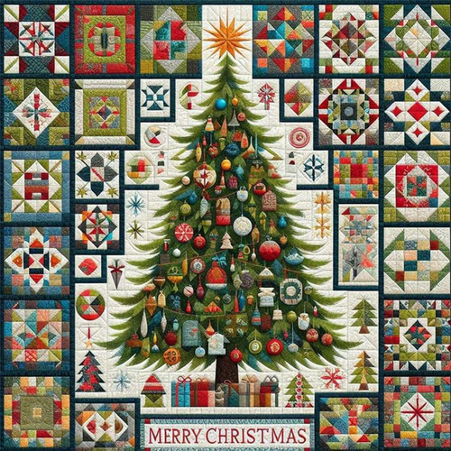 Poetrydraw xmas tree cross - xmas,