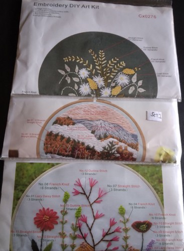 Set embroidery diy art - set,