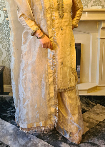 Luxury gold pakistani - luxury, salwar