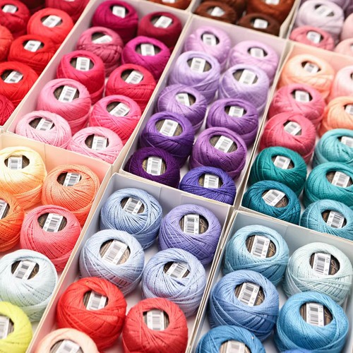 Mercerized cotton pearl thread - cotton,