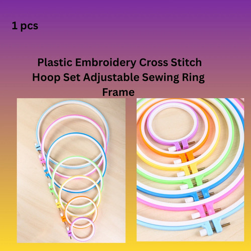 Plastic embroidery cross - plastic,