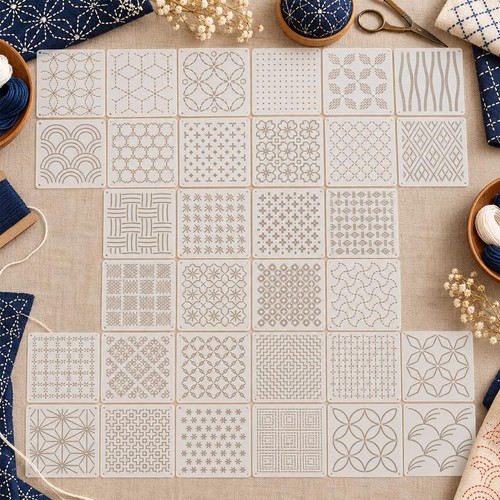 32x sashiko stencil kit - 32x,