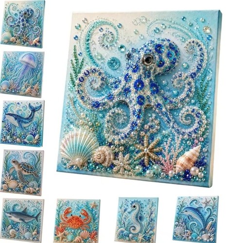 Ocean theme pearl art diy - pearl, kit
