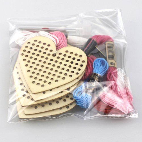 Heart shape wooden - shape, cross