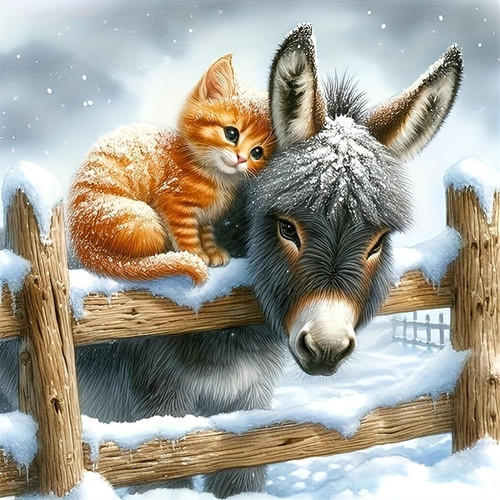 Nianxi cat diamond painting - 5d,